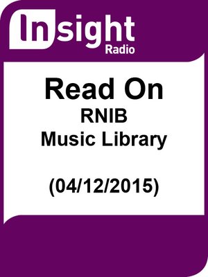 cover image of Read On: RNIB Music Library (04/12/2015)